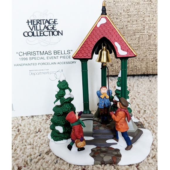 Department 56 Other - Dept 56 Heritage Village Christmas Bells #98711